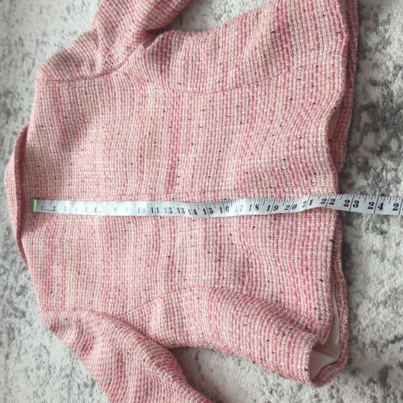 Pink tweed blazer jacket - Picture 6 of 11